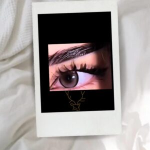 عدسات الريم اللاصقة الملونة لتكبير العين